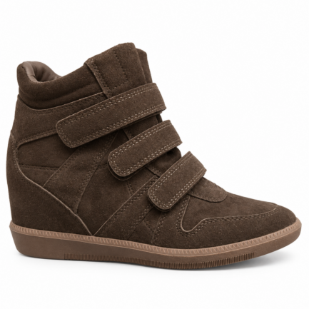 Γυναικείο Sneaker Suede Με εσωτερικό τακούνι